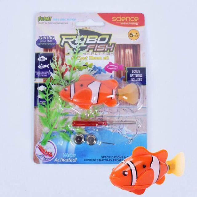 Electronic Robofish Battery Powered Swimming Fish Toy Robot