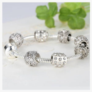 Elegant Crystal Charm Bracelet