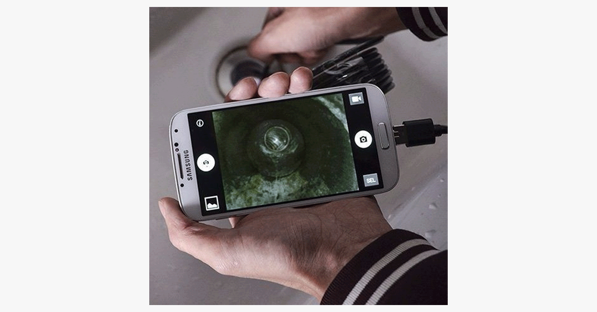 Endoscope Camera Click Even Under The Water Now