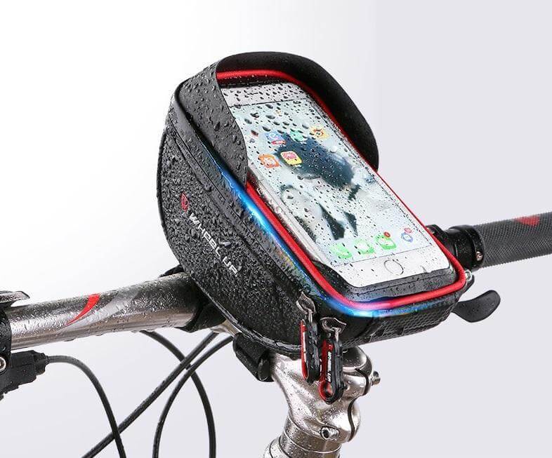 Enjoy Secure Viewing Storage With Bike Phone Mount Bag