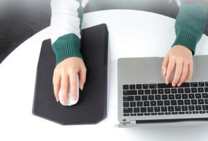 Ergonomically Designed Mouse Pad With Wrist Support Pain Relief