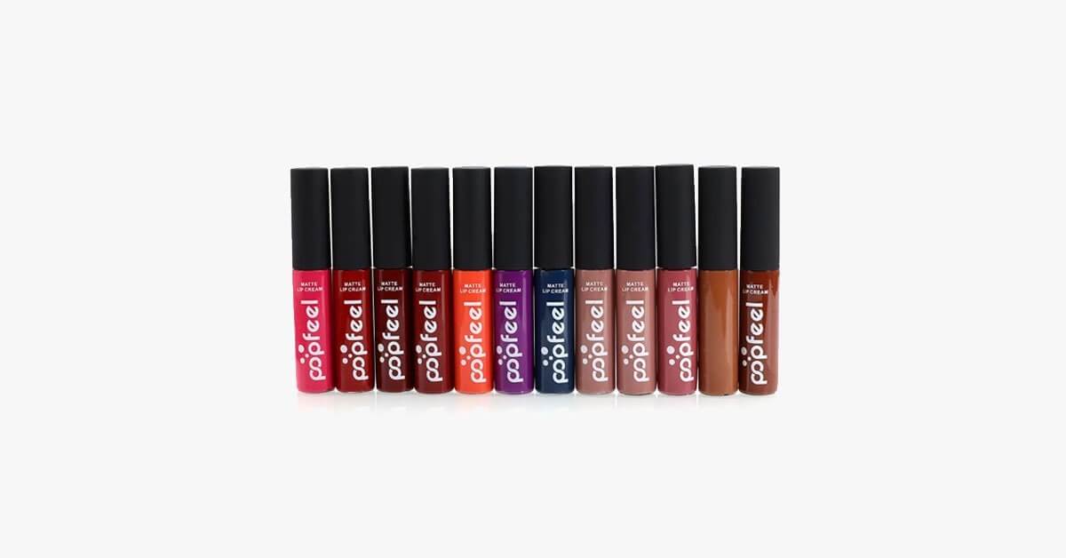 Everlasting Velvet Matte Lipstick Kit With 12 Shades Your Everyday Wear