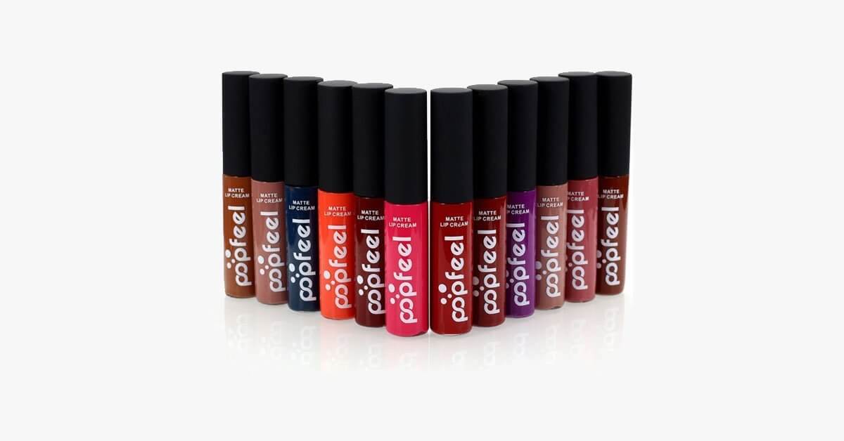 Everlasting Velvet Matte Lipstick Kit With 12 Shades Your Everyday Wear