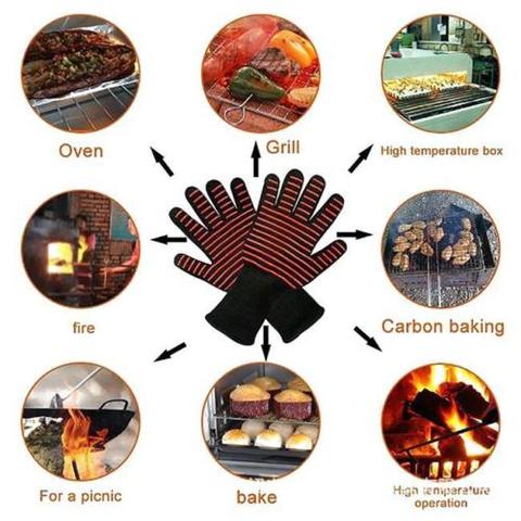 Extreme Heat Resistant BBQ Fireproof Gloves
