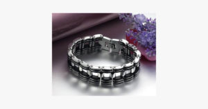 Fashion Fate Love Genuine Silicone Steel Bracelet