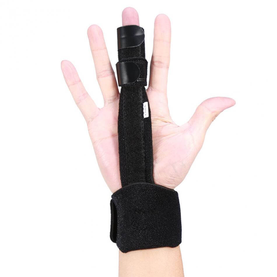 Finger Brace Adjustable Finger Straightener Fractures Splint