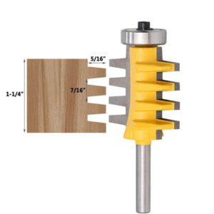 Finger Joint Router Bit Finger Joint Jig Wood Shank Drill Bit Rail