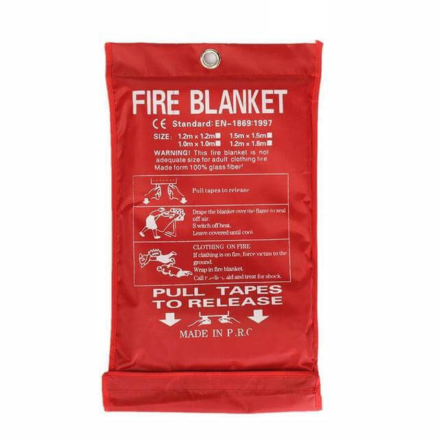 Fire Blanket Emergency Fire Shelter Safety Protector Kitchen Home
