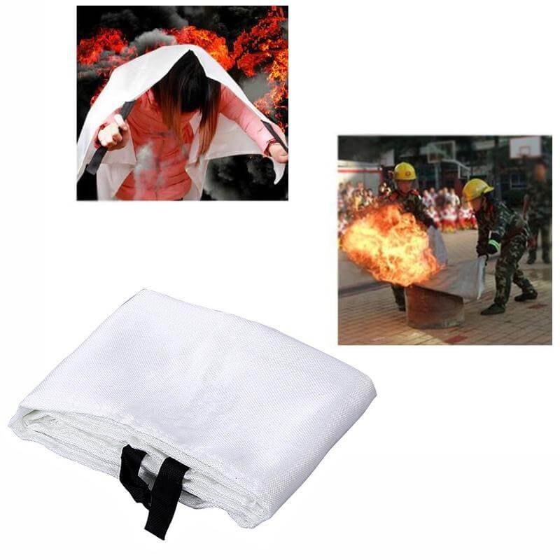 Fire Blanket Emergency Fire Shelter Safety Protector Kitchen Home
