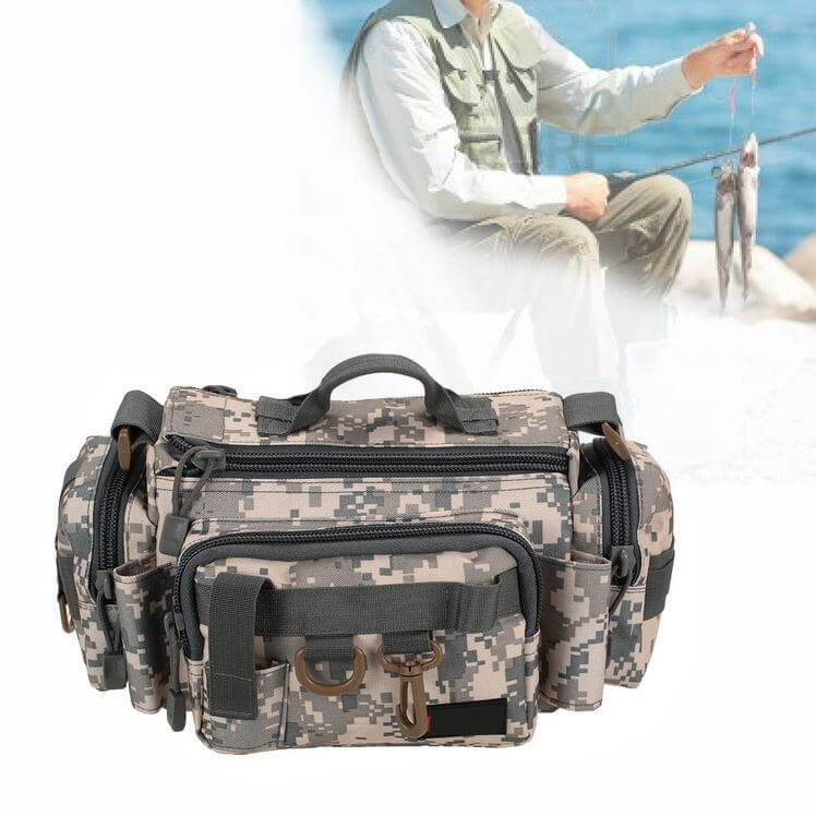Fishing Tackle Bag Multifunctional Waist Shoulder Bag