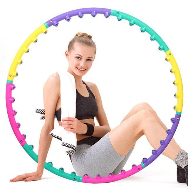 Fitness Hula Hoop Magnetic Massage Hula Hoop Workout Kid Women