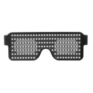 Flash Rechargeable Luminous Led Light Glasses