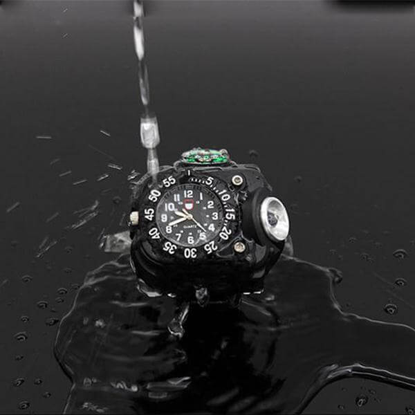 Flashlight Watch Rechargeable Waterproof Wrist Flashlight