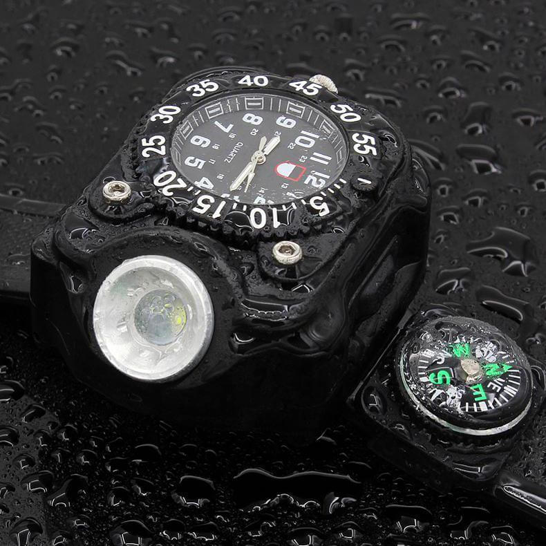 Flashlight Watch Rechargeable Waterproof Wrist Flashlight