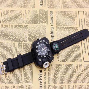 Flashlight Watch Rechargeable Waterproof Wrist Flashlight