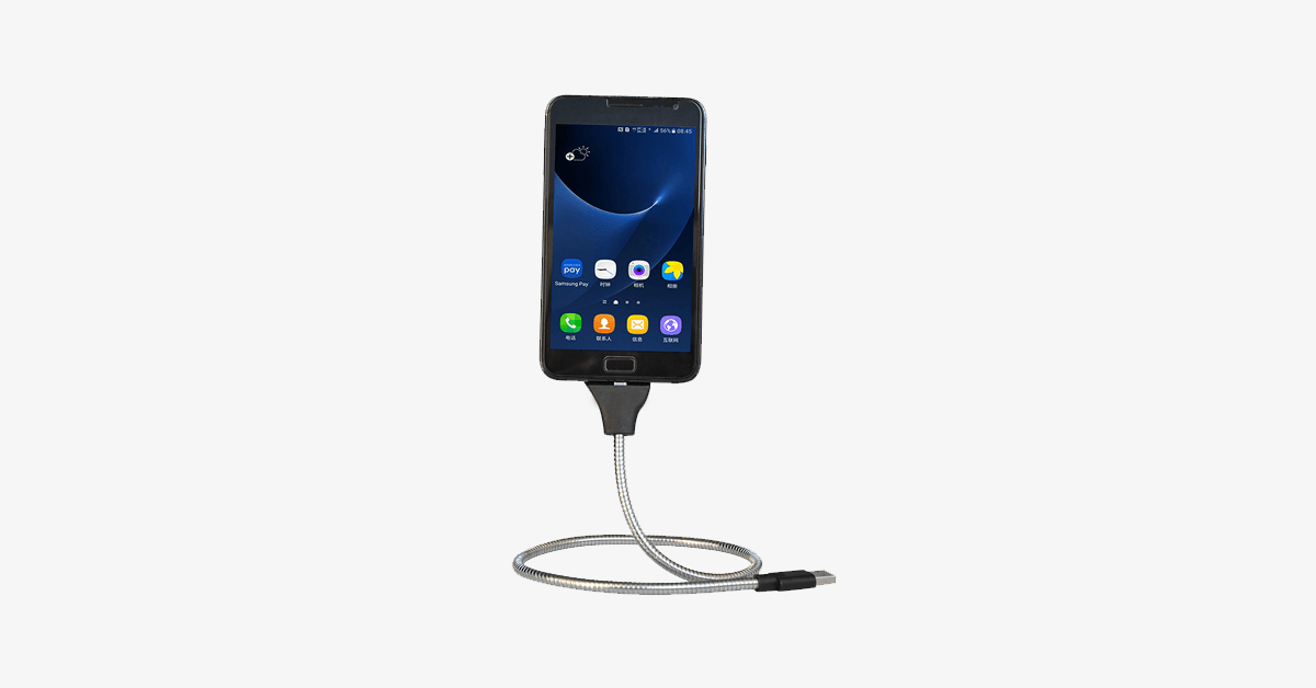 Flexible Smartphone Dock And Charging Cable