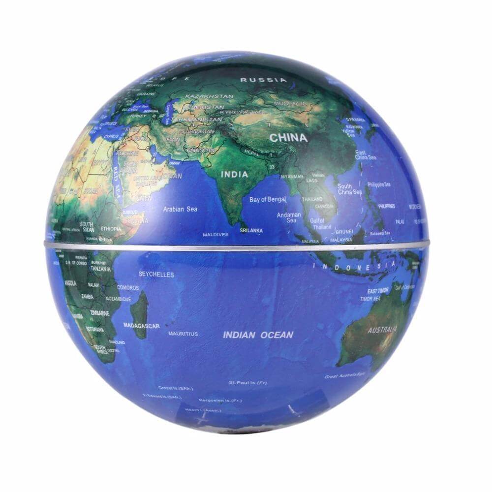 Floating Globe Magnetic Globe Levitating Globe World Map