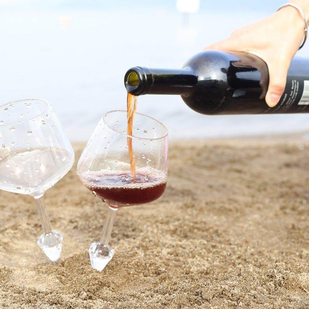 Floating Wine Glass