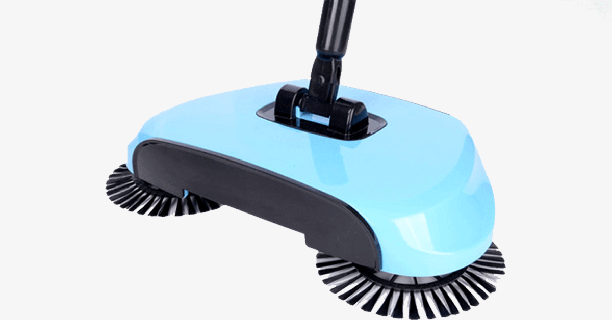 Floor Sweeper With Rotating Brushes