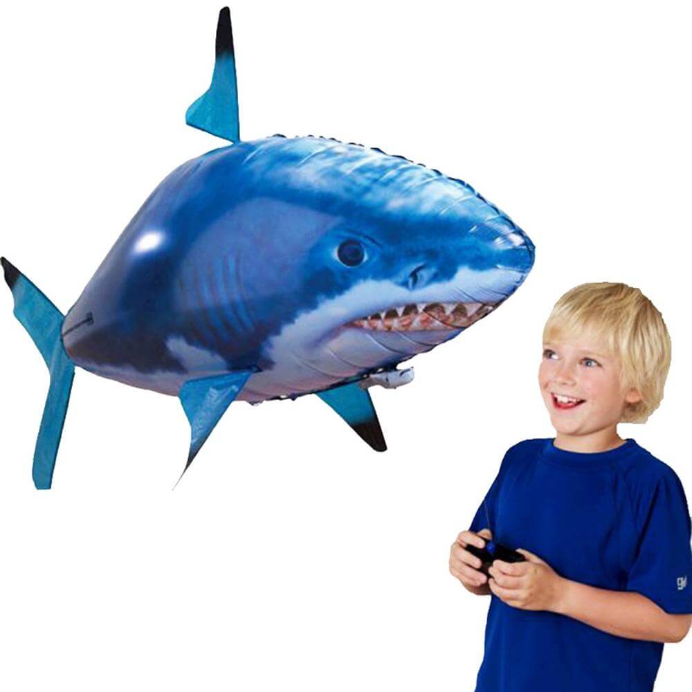 Flying Shark Remote Control Air Swimmers Shark Toy