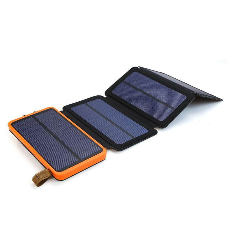 Fordable Dual Usb Solar Charger Get Energy From Sunlight