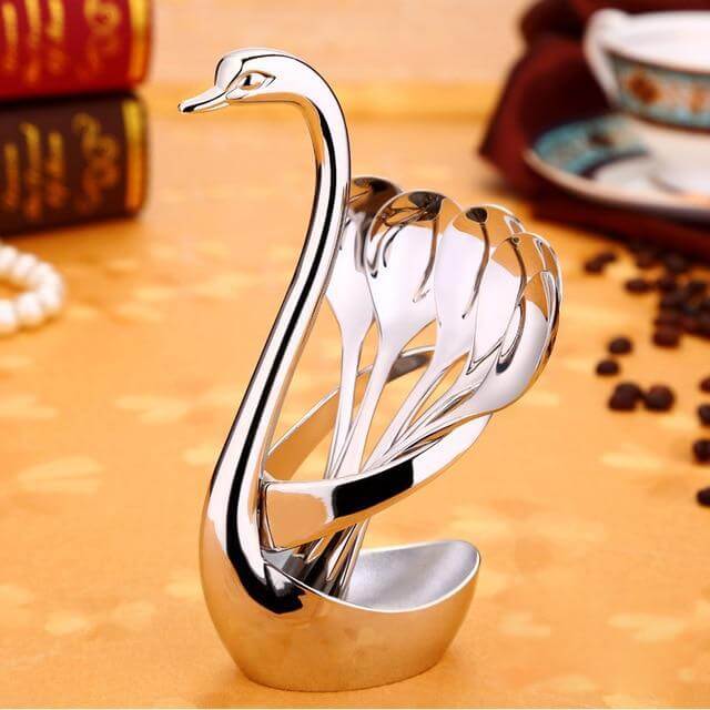 Fork Swan Holder Dinnerware Set