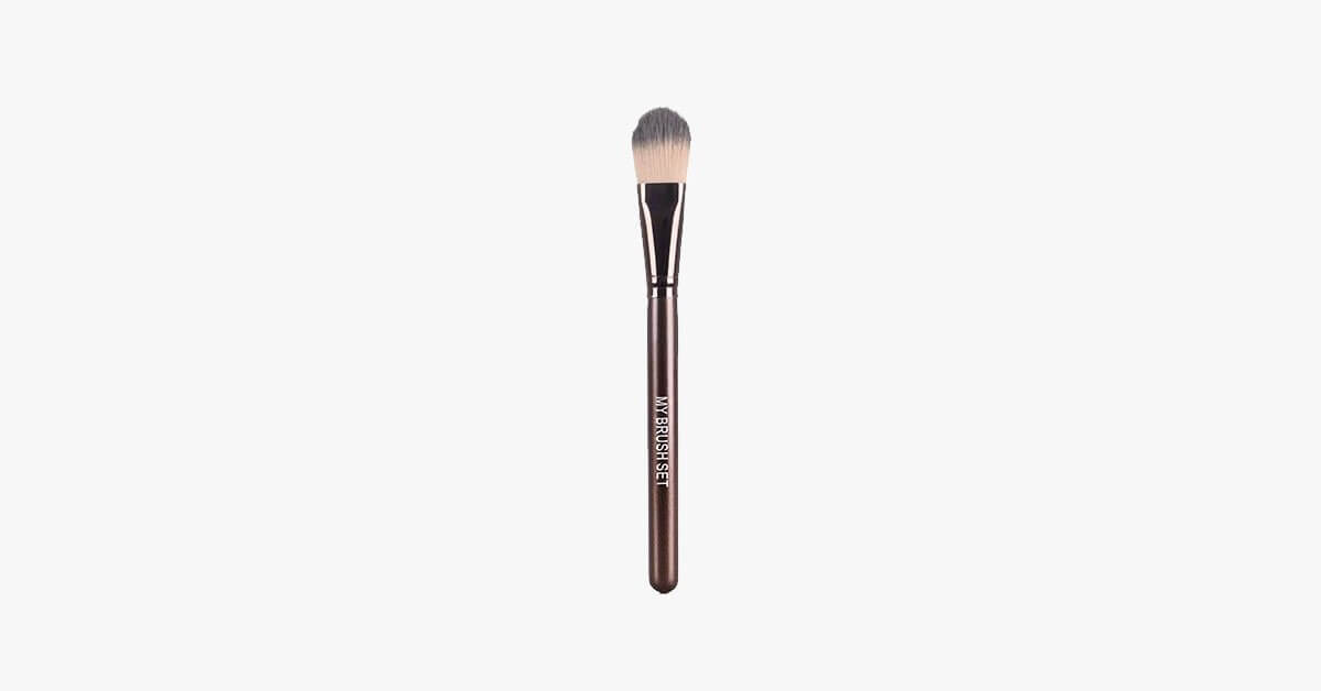 Foundation Brush With Highly Versatile Shape For Sponge Puff Soft Gentle And Perfect Blending Brush