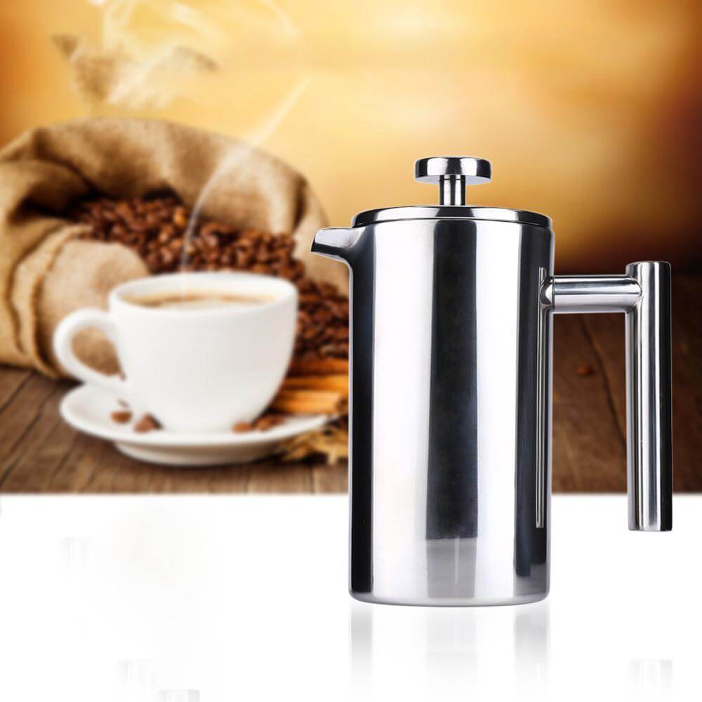 French Press Stainless Steel French Press Coffee Maker