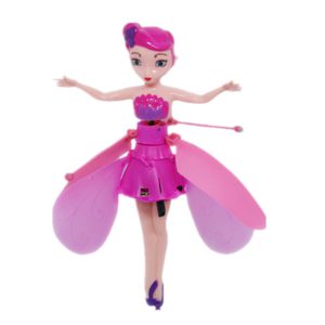 Funny Flying Fairy Dolls Toy Infrared Induction Control Flying Angel Dolls For Girls Remote Control Flying Electronic Toys Kids
