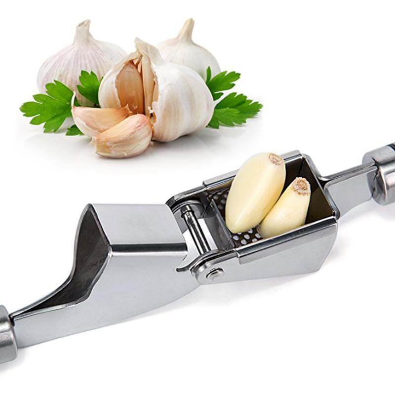 Garlic Presser Crusher Stainless Steel Garlic Slicer Grinder