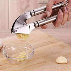 Garlic Presser Crusher Stainless Steel Garlic Slicer Grinder