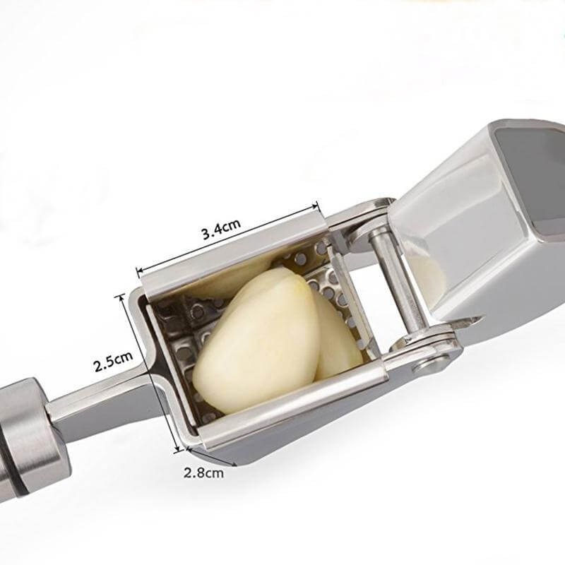 Garlic Presser Crusher Stainless Steel Garlic Slicer Grinder