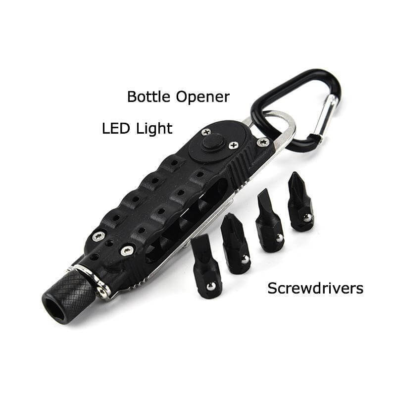 Get Away With 8 In 1 Multitool Screwdrivers Hex Key Led Light