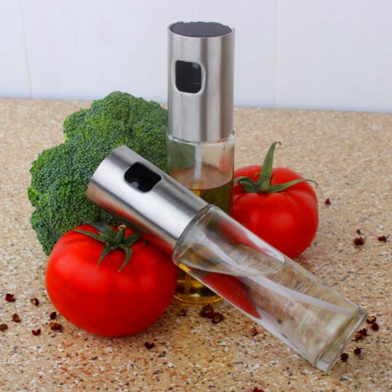 Glass Olive Oil Sprayer for Cooking Salad BBQ Kitchen Baking