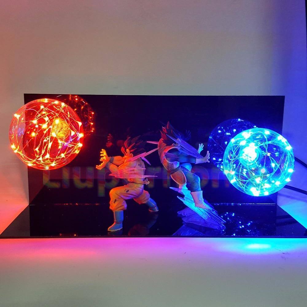 Goku Lamp Dragon Ball Z Lamp Spirit Bomb Light Action Figures