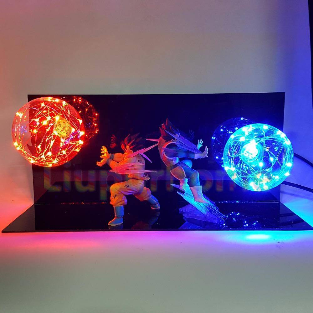 Goku Lamp Dragon Ball Z Lamp Spirit Bomb Light Action Figures