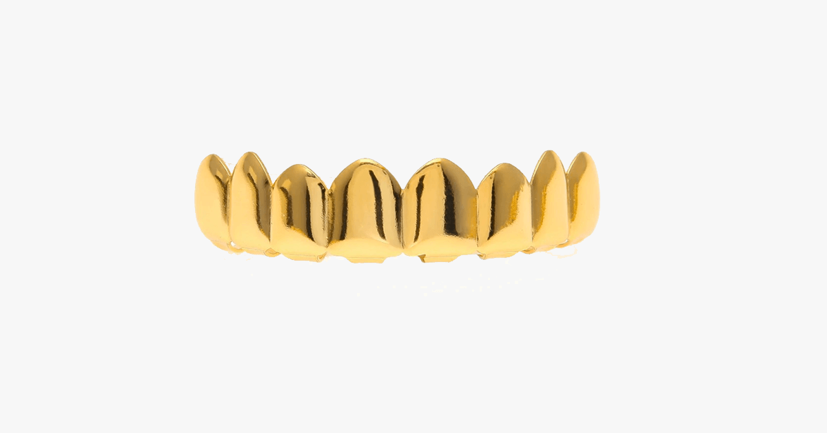 Gold Plated Teeth Grills Set