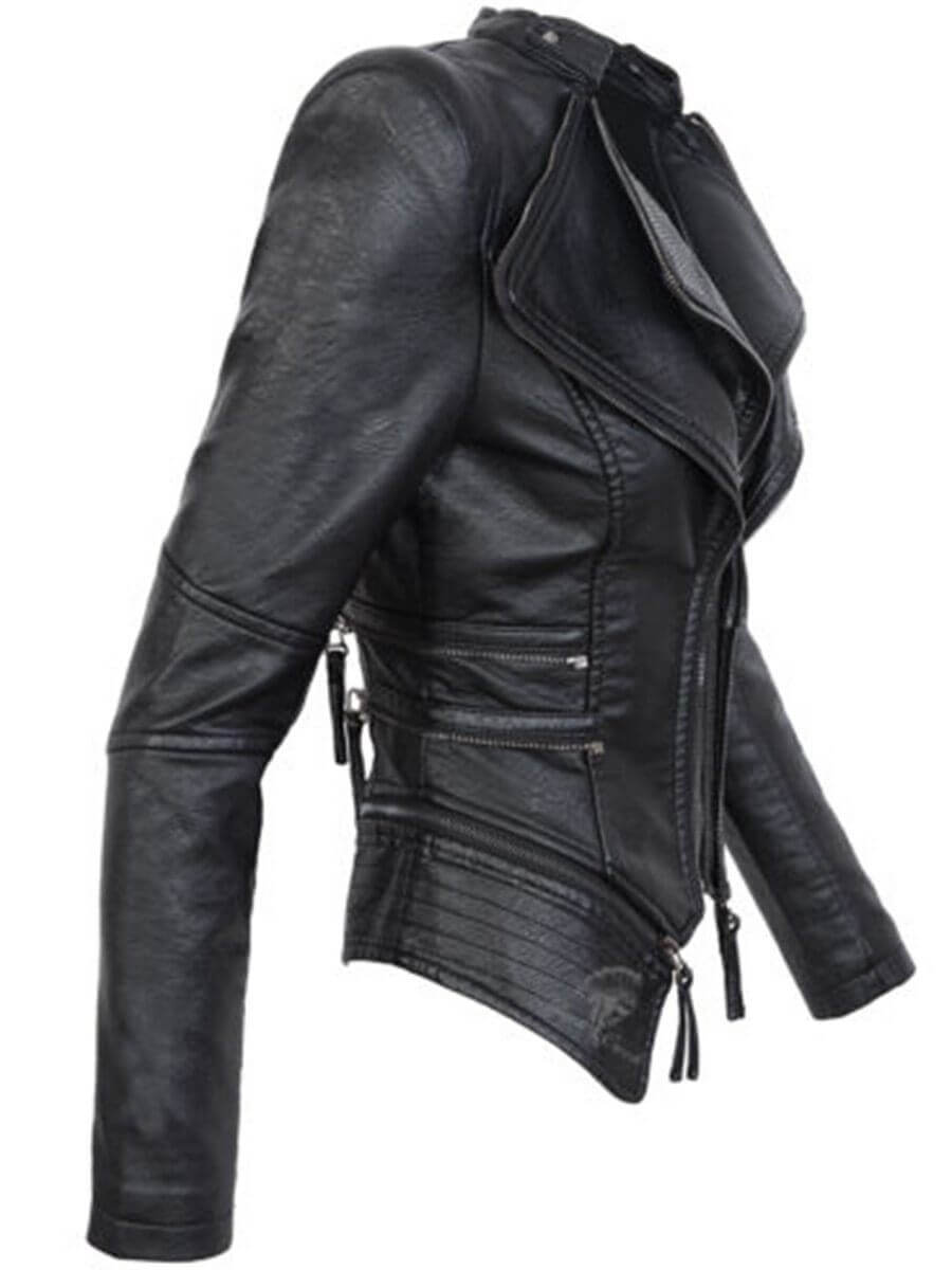 Gothic Faux Leather Pu Jacket