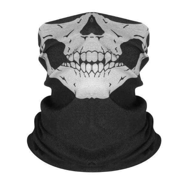 Gothic Skull Scarf For Ladies Or Gentlemen With A Dark Side