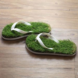Grass Flip Flops Slippers Sandals Green Grass Flip Flops