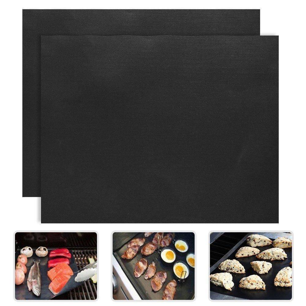 Grill Bbq Mat Sheet Reusable Non Stick Camping Grill Mat