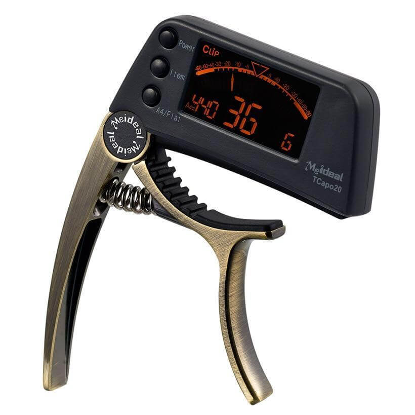 Guitar Capo With Built In Tuner
