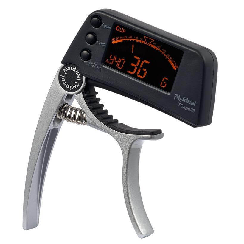Guitar Capo With Built In Tuner