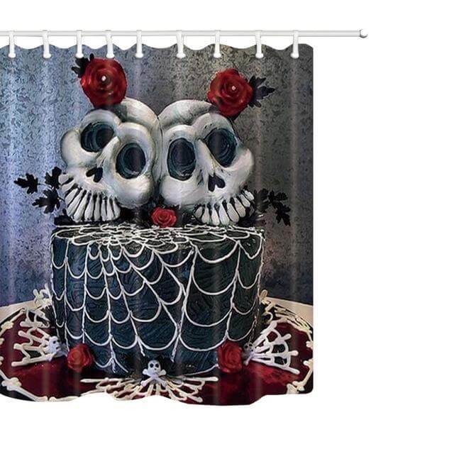 Halloween Shower Curtain Scary Horror Shower Curtain