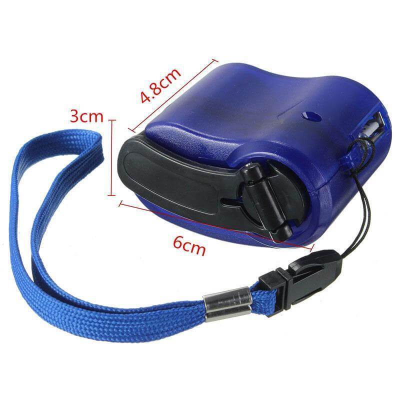 Hand Winding Emergency Charger Usb Hand Crank Manual Dynamo For Mp3 Mp4 Mobile Usb Pda Cell Phone Power Bank Emergency Charging