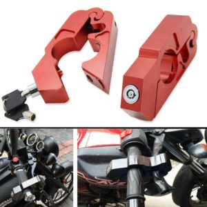 Handlebar Grip Lock Motorcycle Anti Theft Aluminum Brake Lock