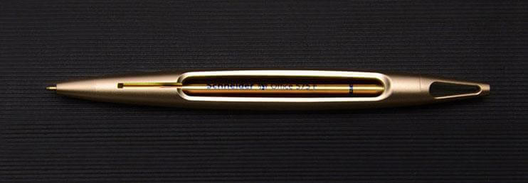 Handsome See Through Metal Ballpoint Pen That Will Accompany You For Life