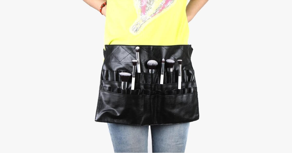 Handy Cosmetic Makeup Brush Apron Get A Professional Touch At Your Salon