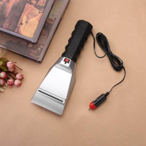 Heated Ice Scraper Electric Car Windshield Defrost Snow Clean Tool