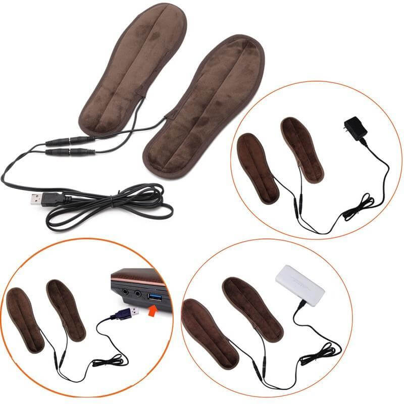 Heated Insoles Usb Electric Powered Thermacell Heated Insoles